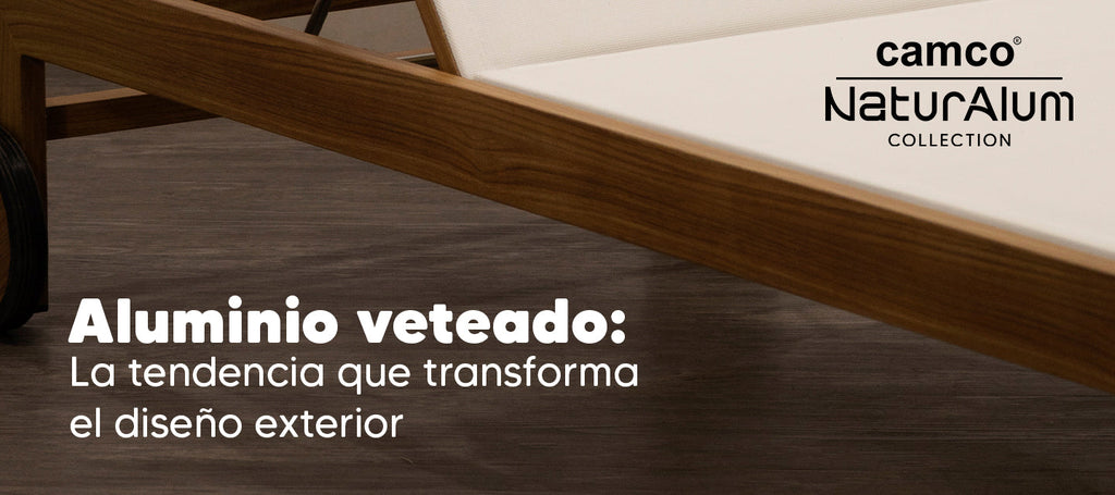Aluminio veteado: la tendencia que transforma el diseño exterior