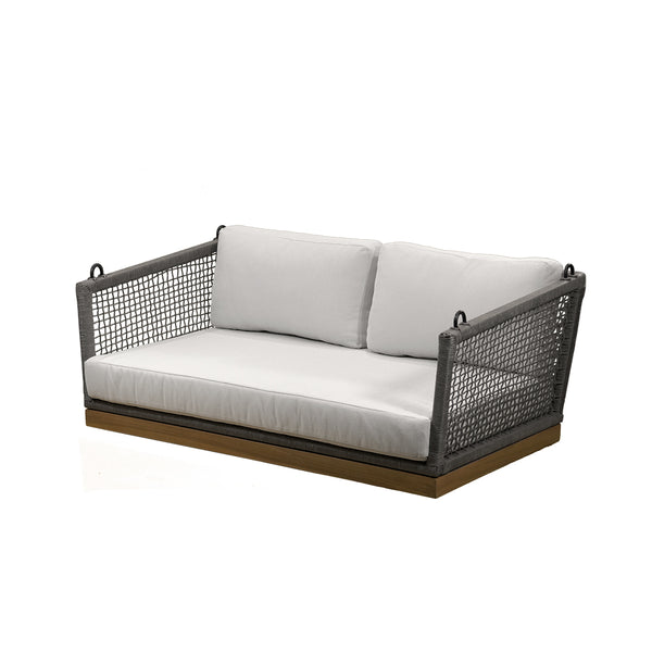 Columpio de aluminio y polyrattan Marsella